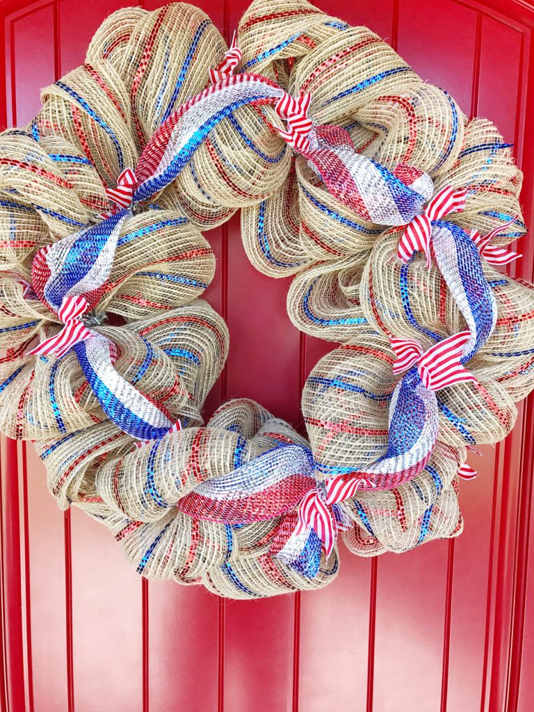 How To Make A Deco Mesh Wreath Kelly Lynn s Sweets and Treats